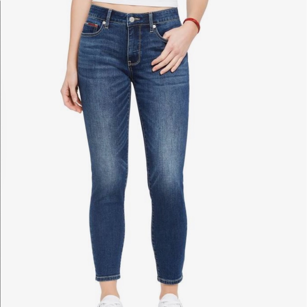 ▪️Tommy Hilfiger High Rise Crop Jeans